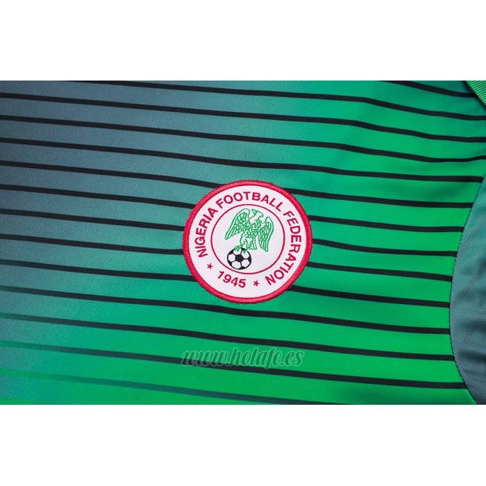 Chandal del Nigeria Manga Corta 2024-2025 Gris Verde - Pantalon Corto